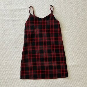 Girls Plaid Art Class Dress